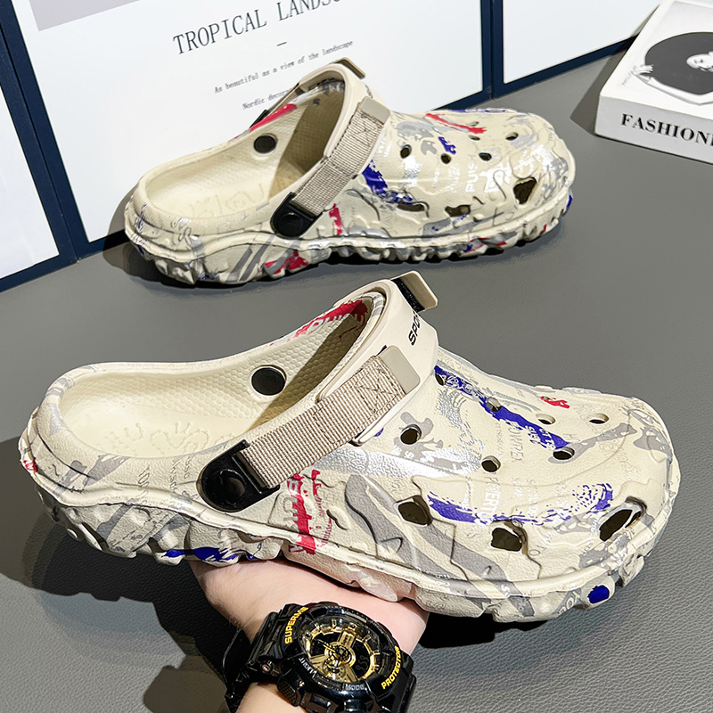 Men'S Fashion News - Herenslippers EVA Hole Herenmuiltjes Antislipslippers Dik