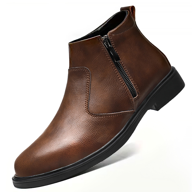 Men'S Fashion News - Herfst en winter nieuwe hoge leren