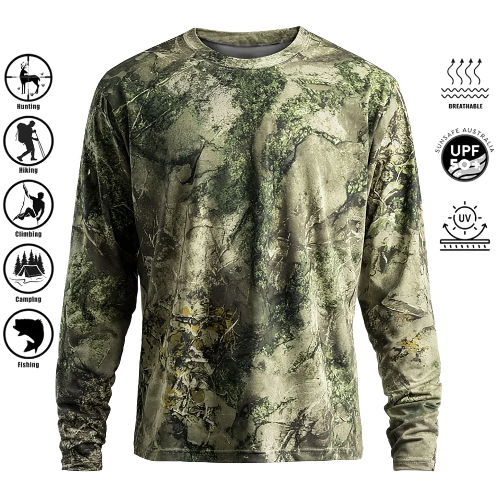 Men'S Fashion T Shirts - Heren T-shirt met lange mouwen, polyester,
