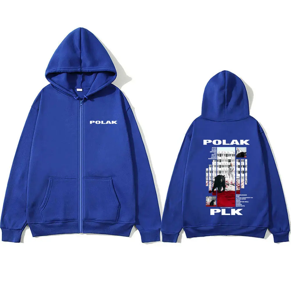 Rapper Plk Polak Print Rits Ho - Mens Fashion Zip Up Hoodies recensie en prijs