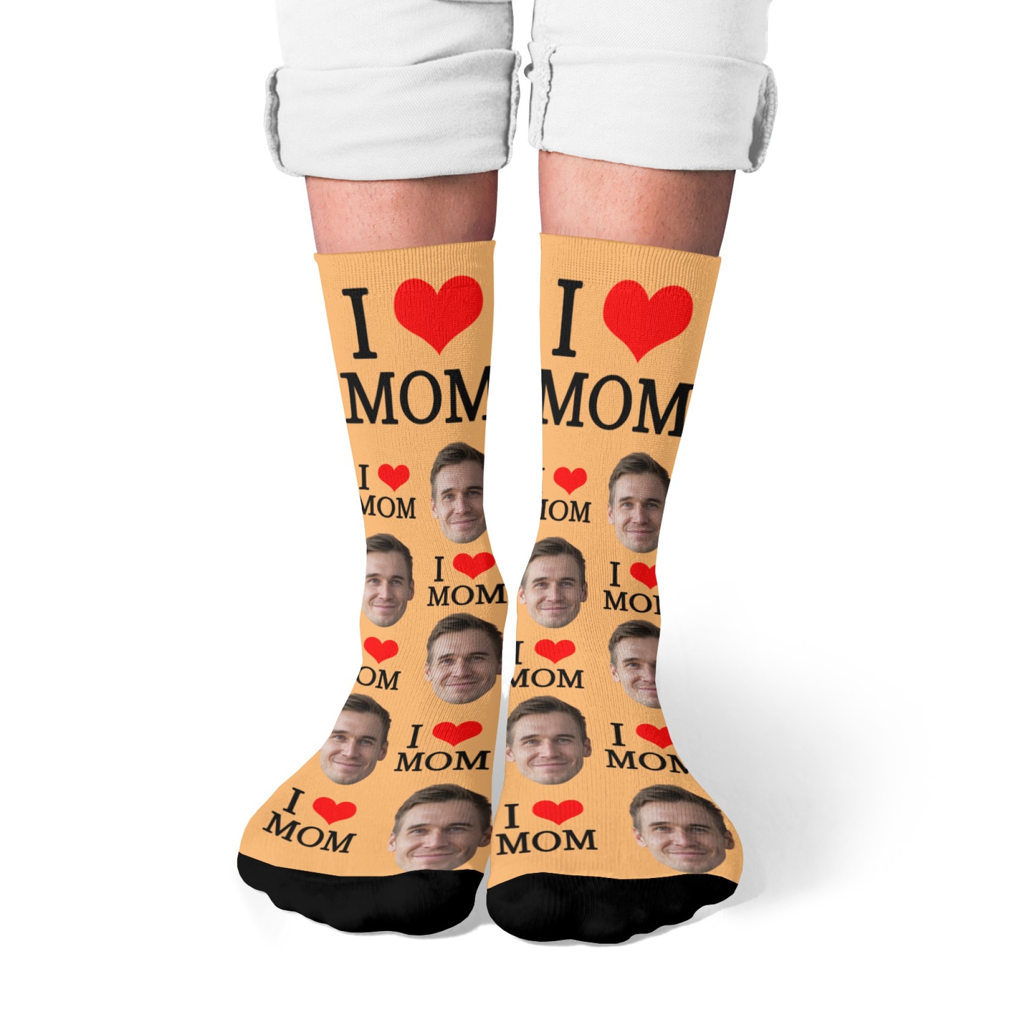 Op maat gemaakte sokken met fo - Socks Ankle Men recensie en prijs