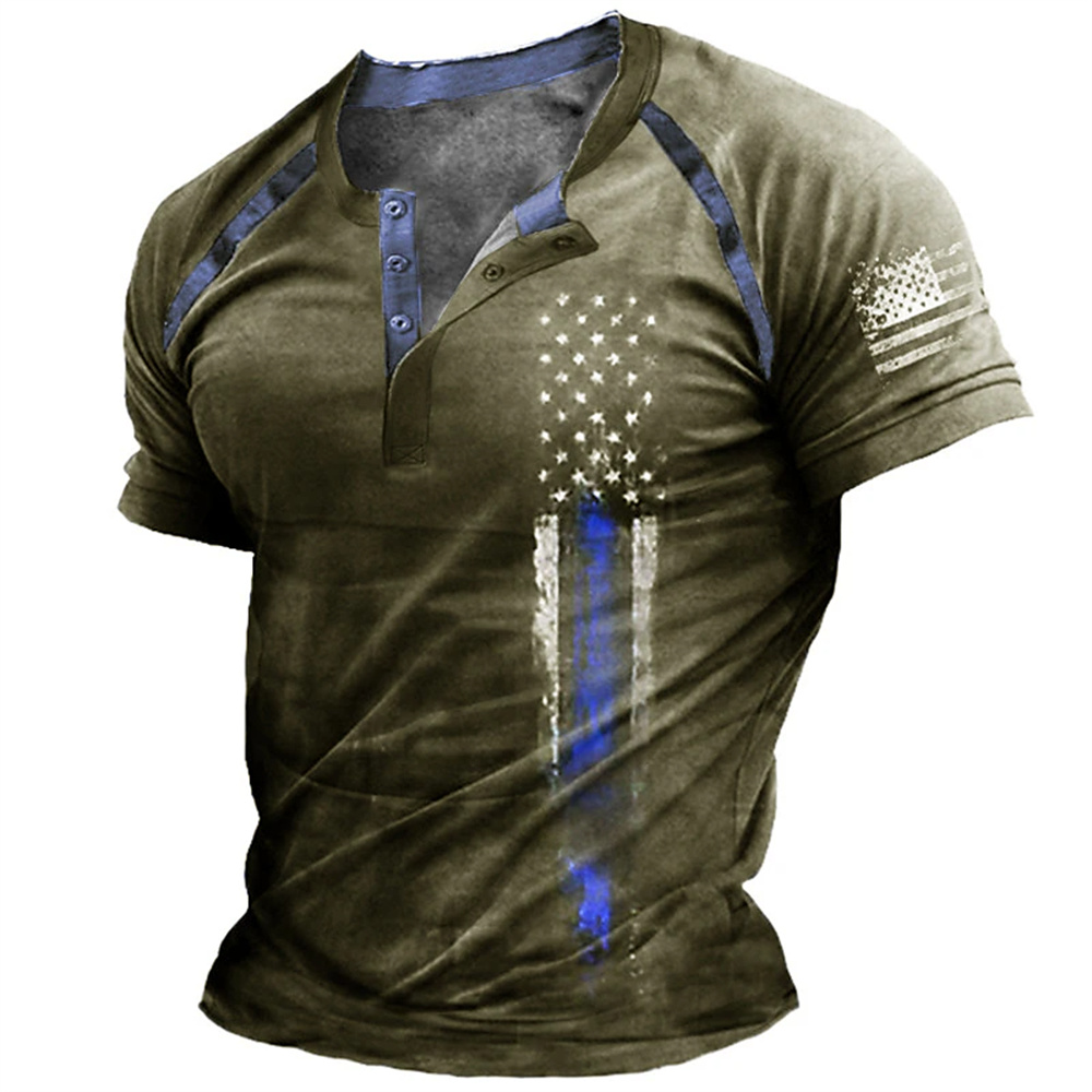 Grappige 3D Amerikaanse vlag p - Mens Fashion Clothes recensie en prijs