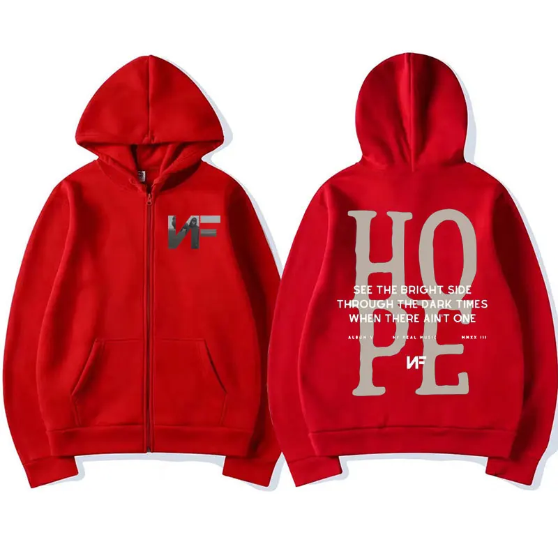 Rapper NF Hope Tracklist Zippe - Mens Fashion Zip Up Hoodies recensie en prijs