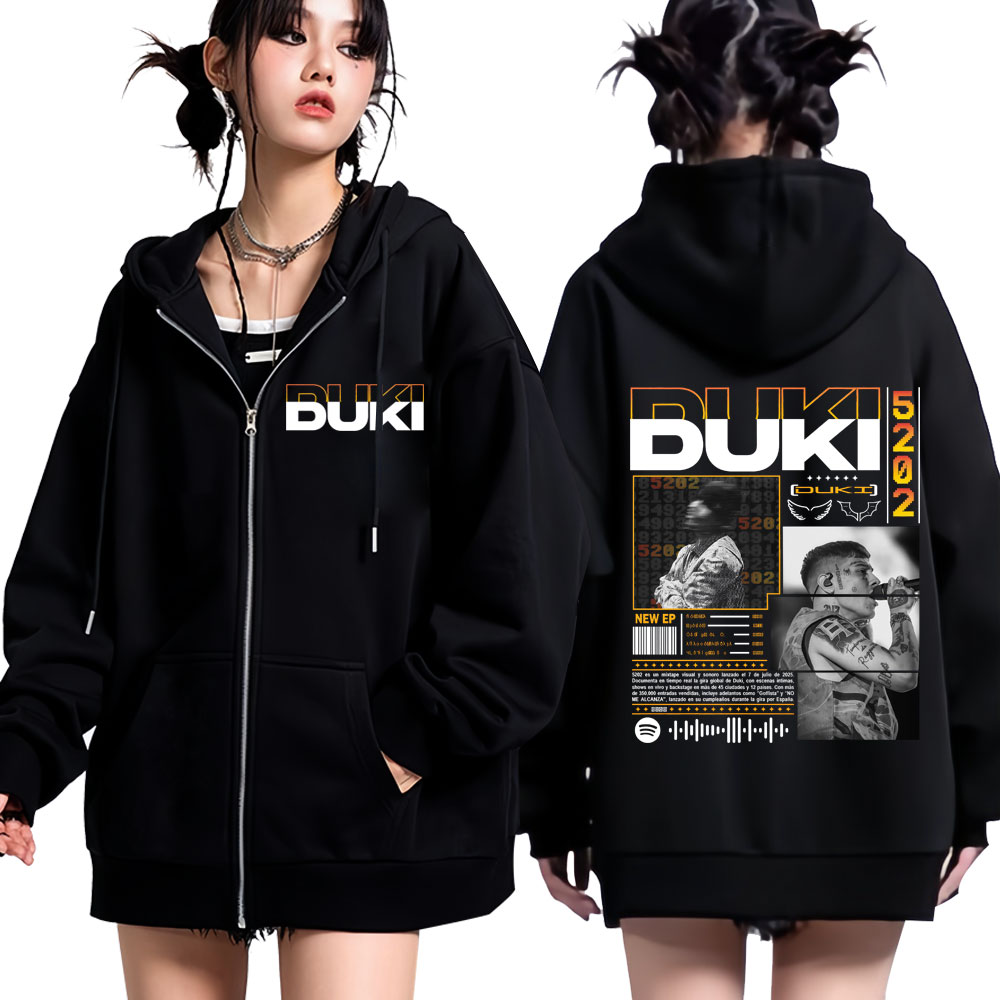 Rapper Duki Duki 5202 MIXTAPE  - Mens Fashion Zip Up Hoodies recensie en prijs