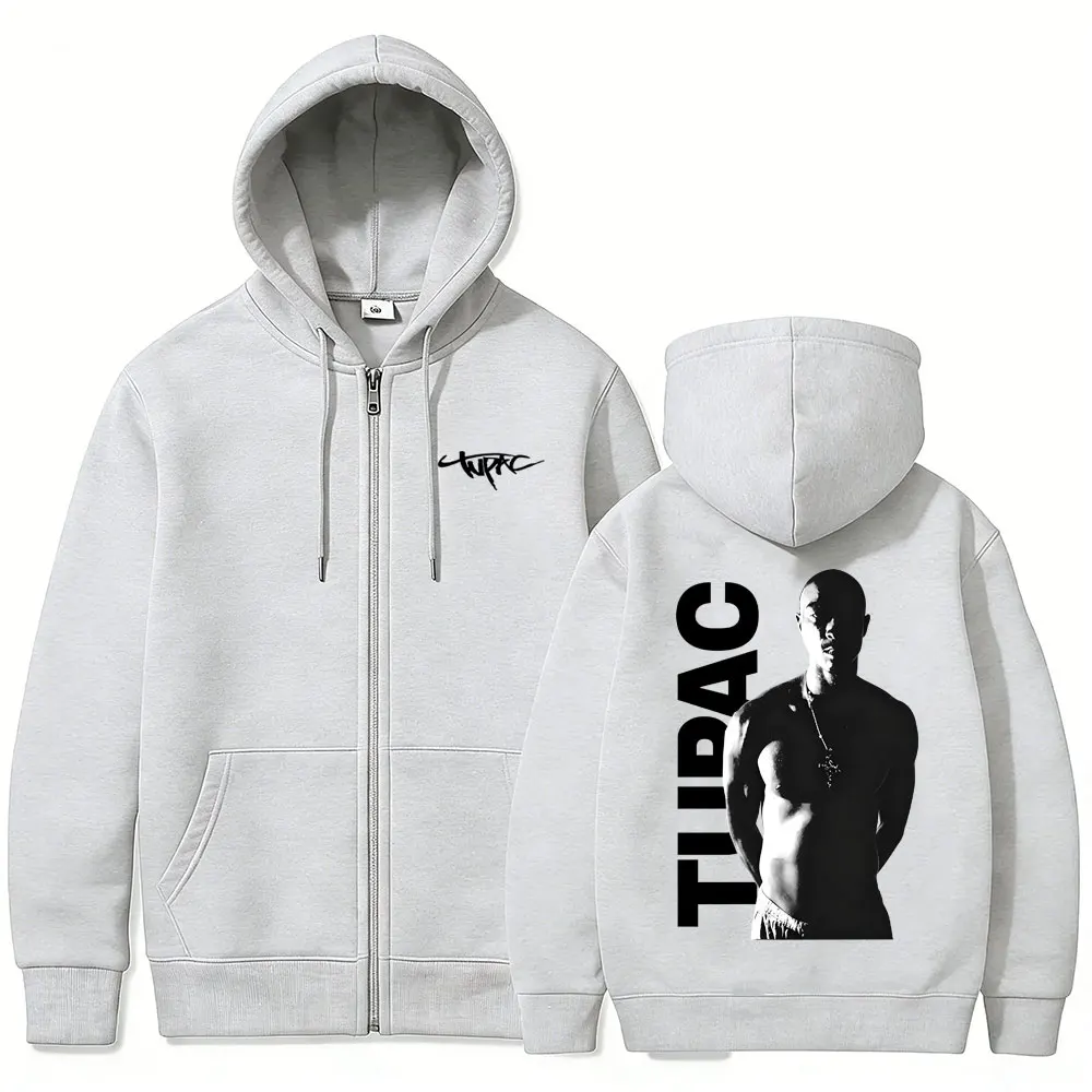 Rapper Tupac 2pac Hoodie met R - Mens Fashion Zip Up Hoodies recensie en prijs